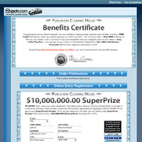 landing page
